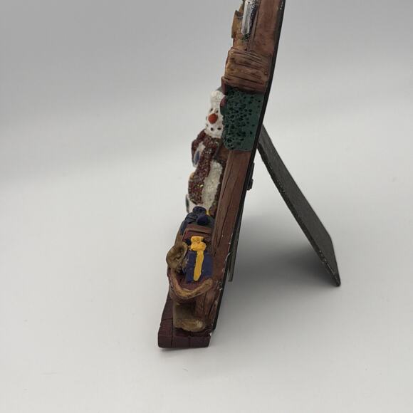 The Unique Collection Christmas Snowman Picture Frame For 3.5” x 5" Photo VTG - Picture 5 of 8